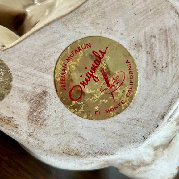 Vintage Freeman McFarlin Cat Figurine – 9” Ceramic Kitten Sculpture, El Monte CA - Picture 10 of 14